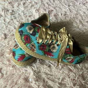 Authentic Carmen Steffens Brazil Floral Sneakers